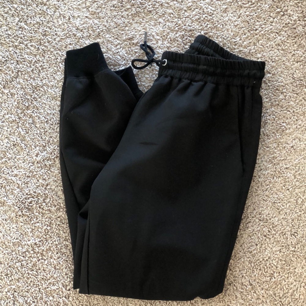 John + Jenn dressy black jogger pants